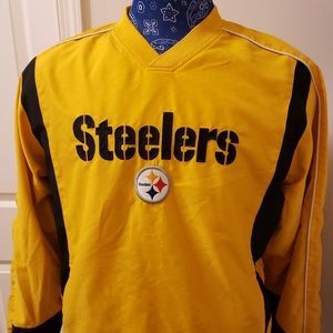 NFL Steelers V- neck Pullover (Med)